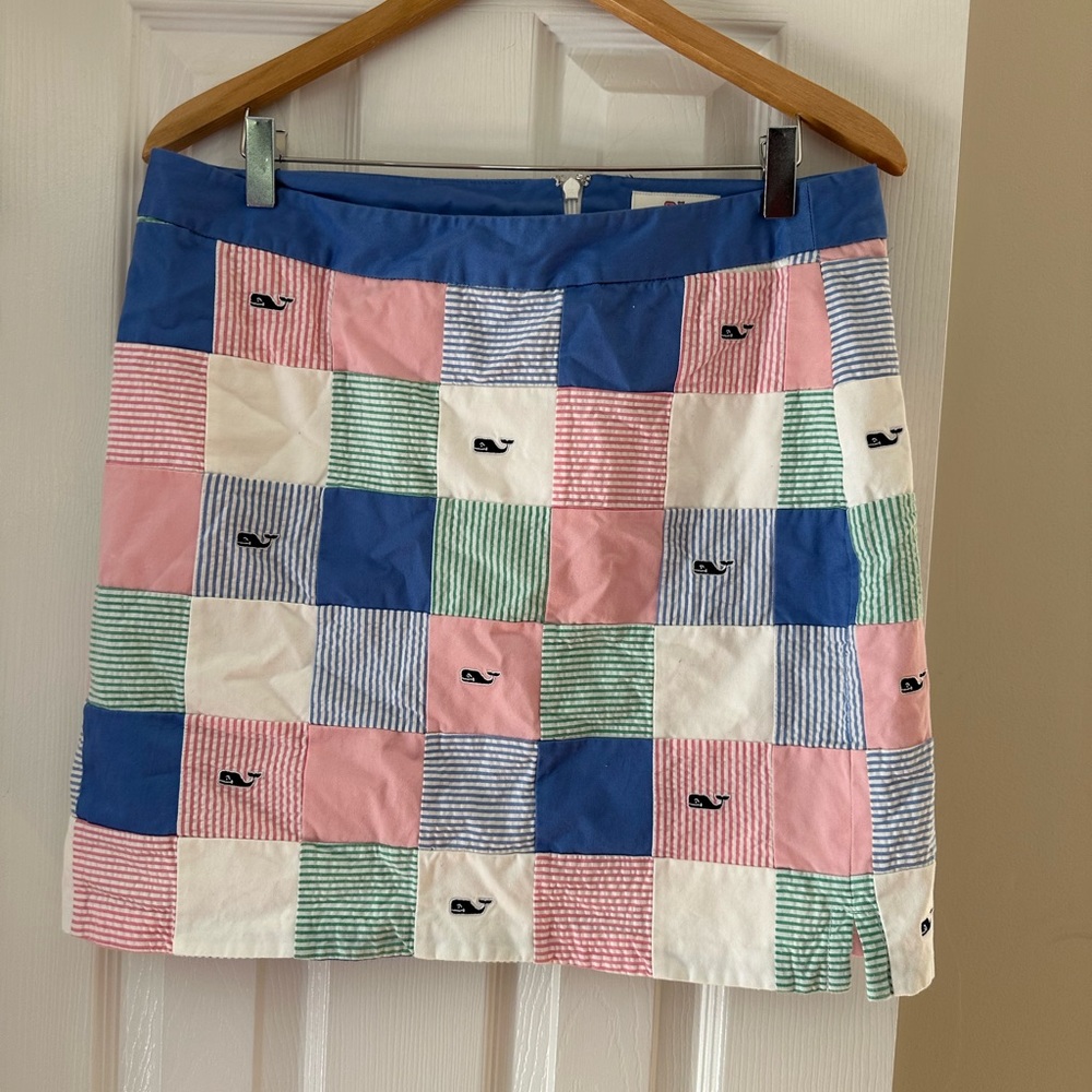 Vineyard Vines Patchwork Whale Mini Skirt - image 5
